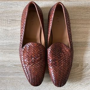 Taft Monaco Loafer in Woven Brown - size 43 (10.5US)
